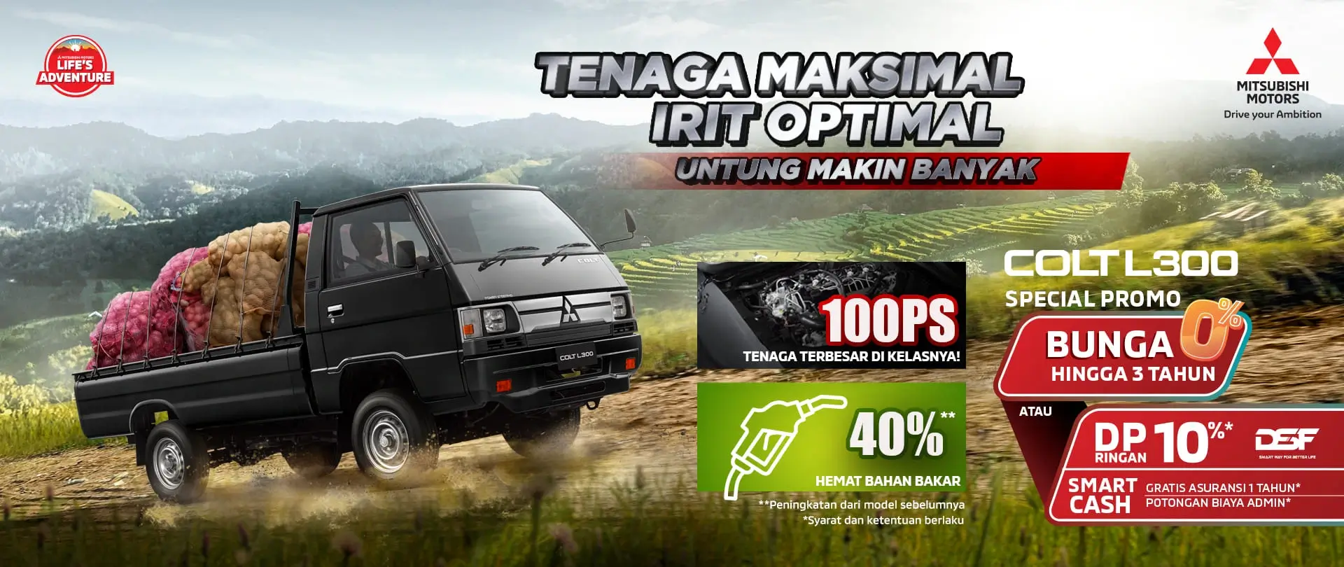 Dealer Sales Mitsubishi Kisaran Medan Sumatra Utara Indonesia Sardana Berlian Harga Promo New Colt Diesel L300